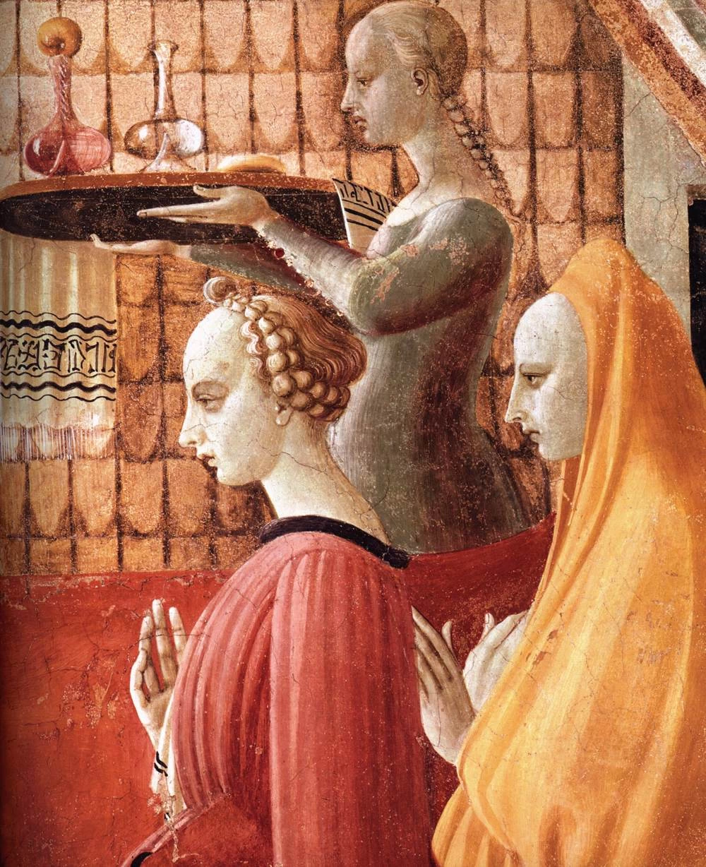 Nascita della Vergine - Duomo di Prato, dettaglio